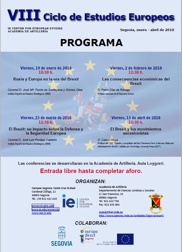 cartel ciclo estudios europeos
