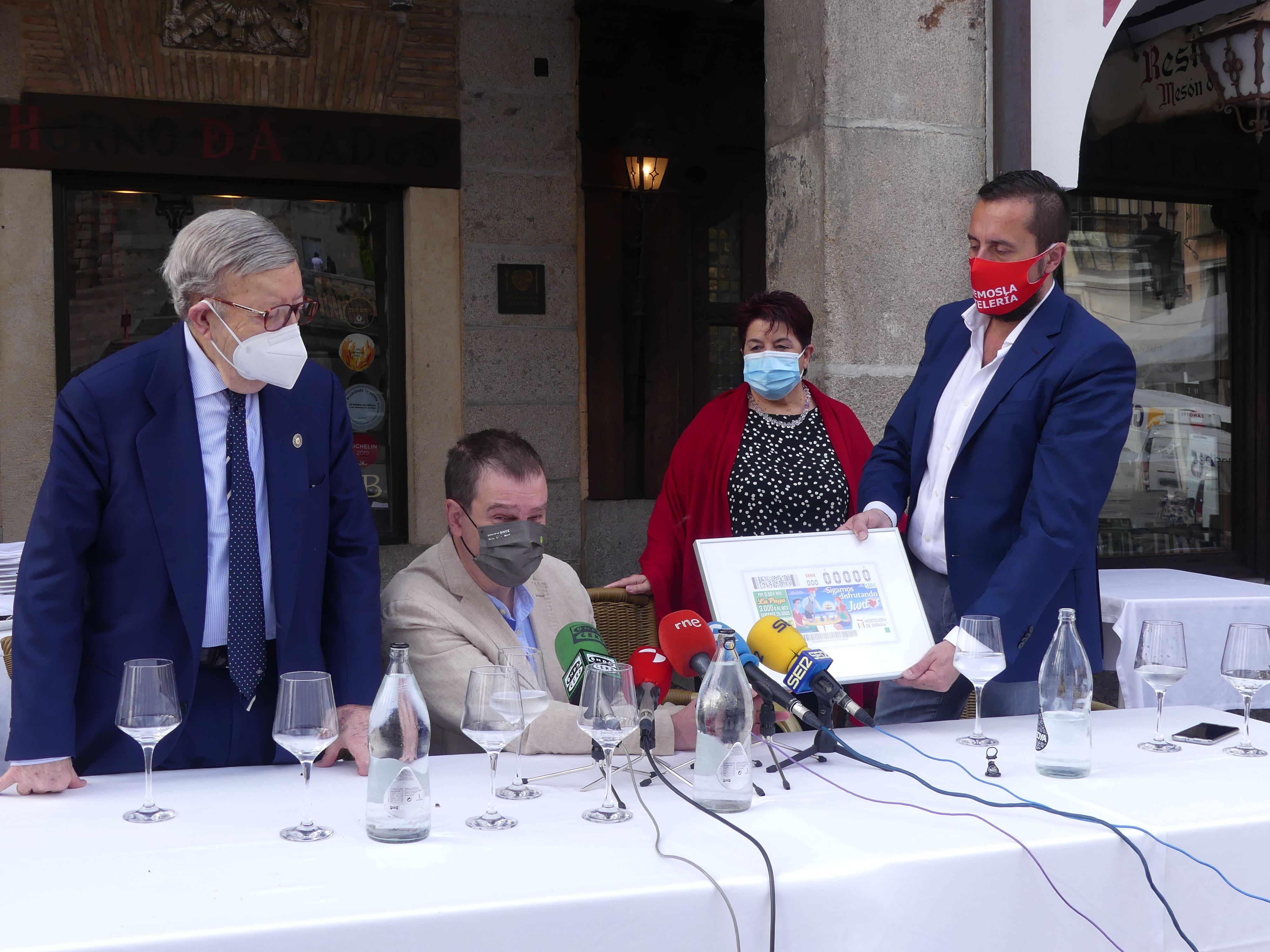 Presentación Cupón ONCE apoyo a la hostelería