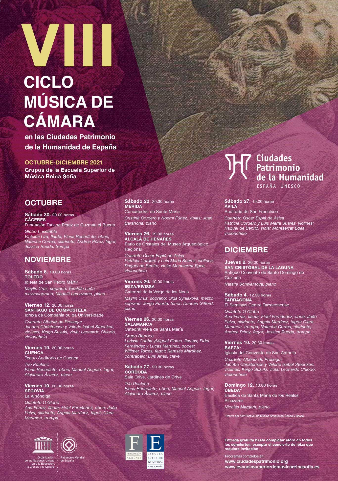 Programa música de cámara CPH