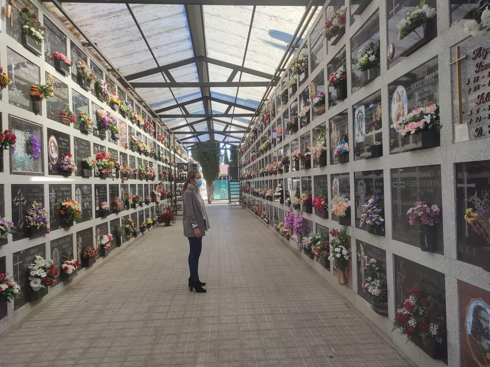 El Cementerio municipal de Segovia preparado para la celebración del Día de Todos los Santos