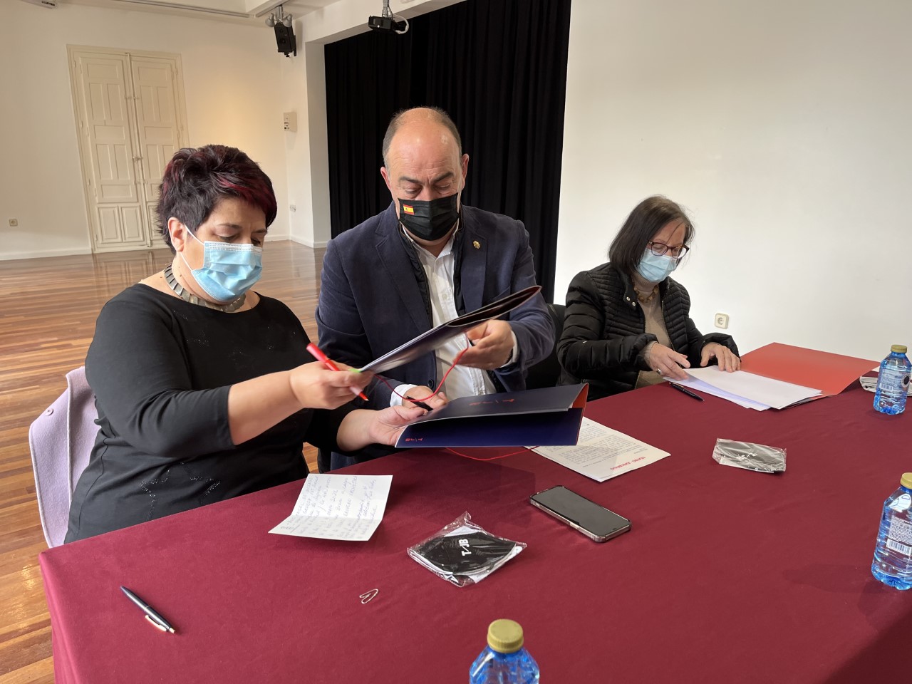 Firma convenio Sociedad Filarmónica de Segovia
