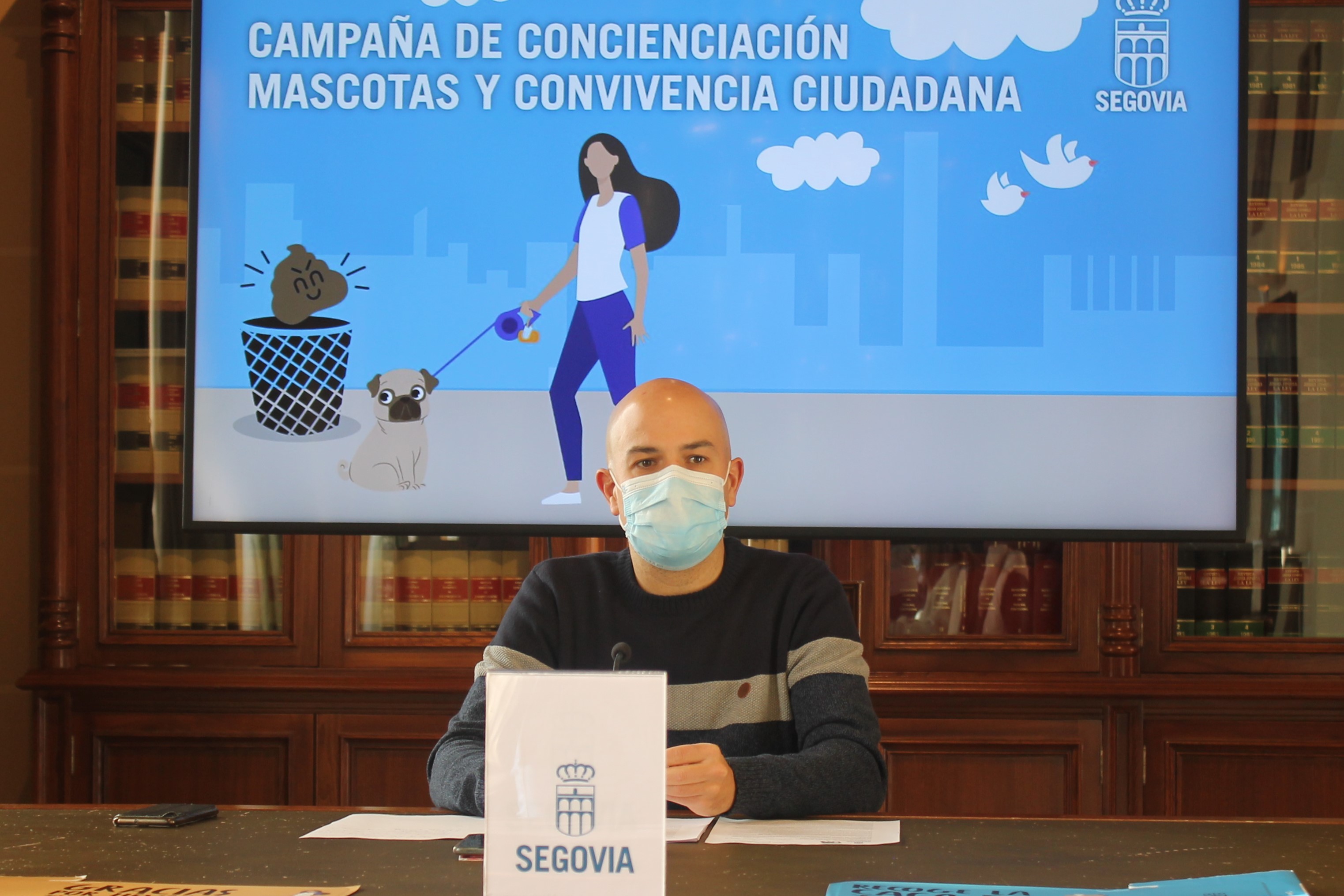 2022-01-14 Angel Galindo presenta la campaña de concienciación mascotas