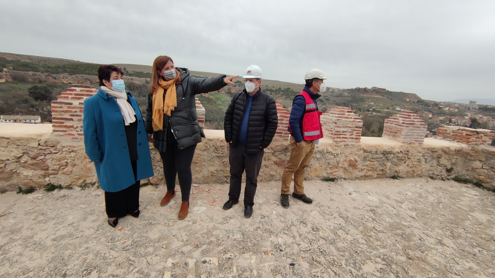  Visita obra de la muralla