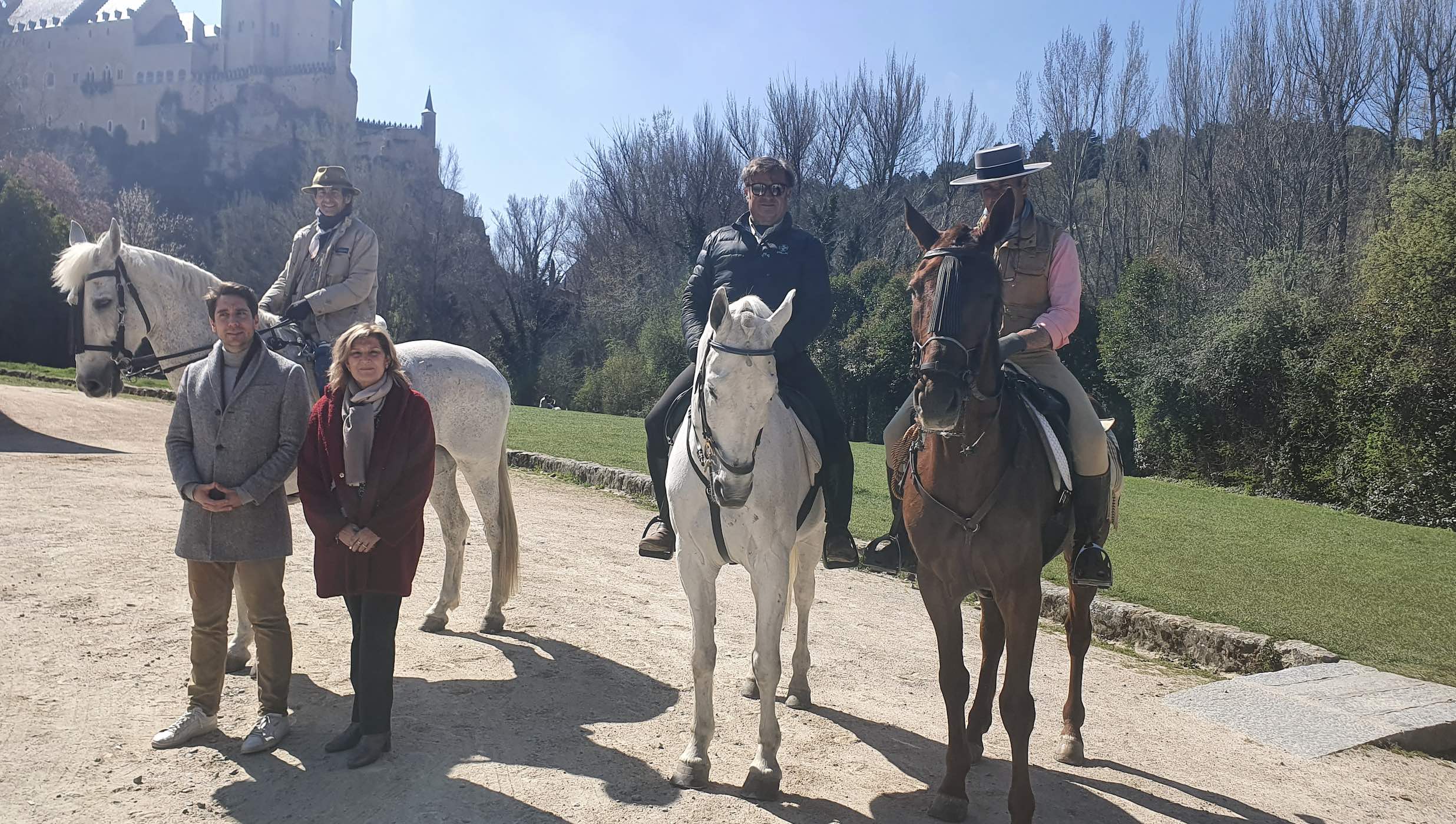 La Ruta nebrijense a caballo llega a Segovia