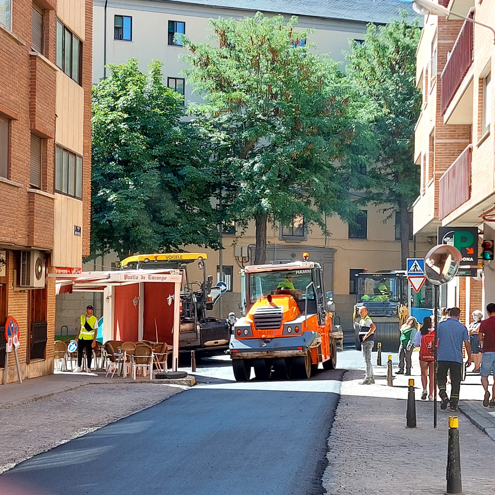 Asfaltado de la calle Agapito Marazuela