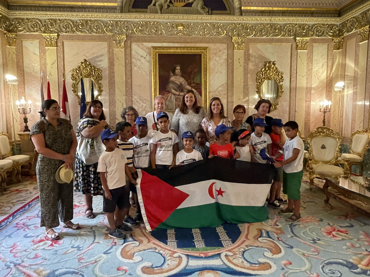 Recepción niños saharauis programa 'Vacaciones en Paz'
