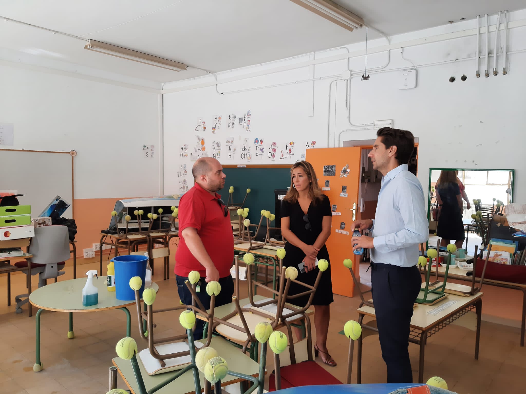 Visita obras colegios Fuentemilanos