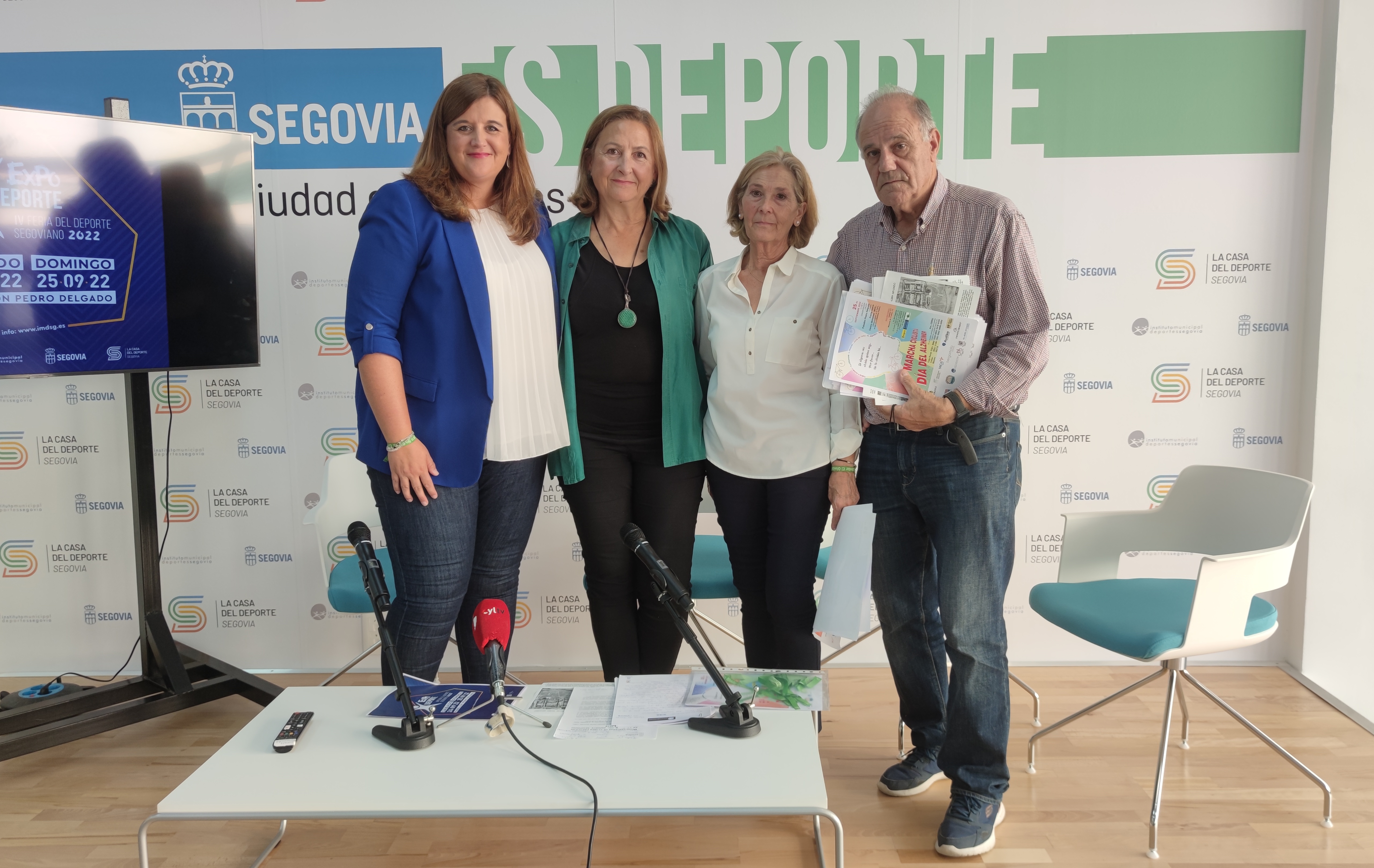 Presentación de la VI Marcha Ciclista del Alzheimer