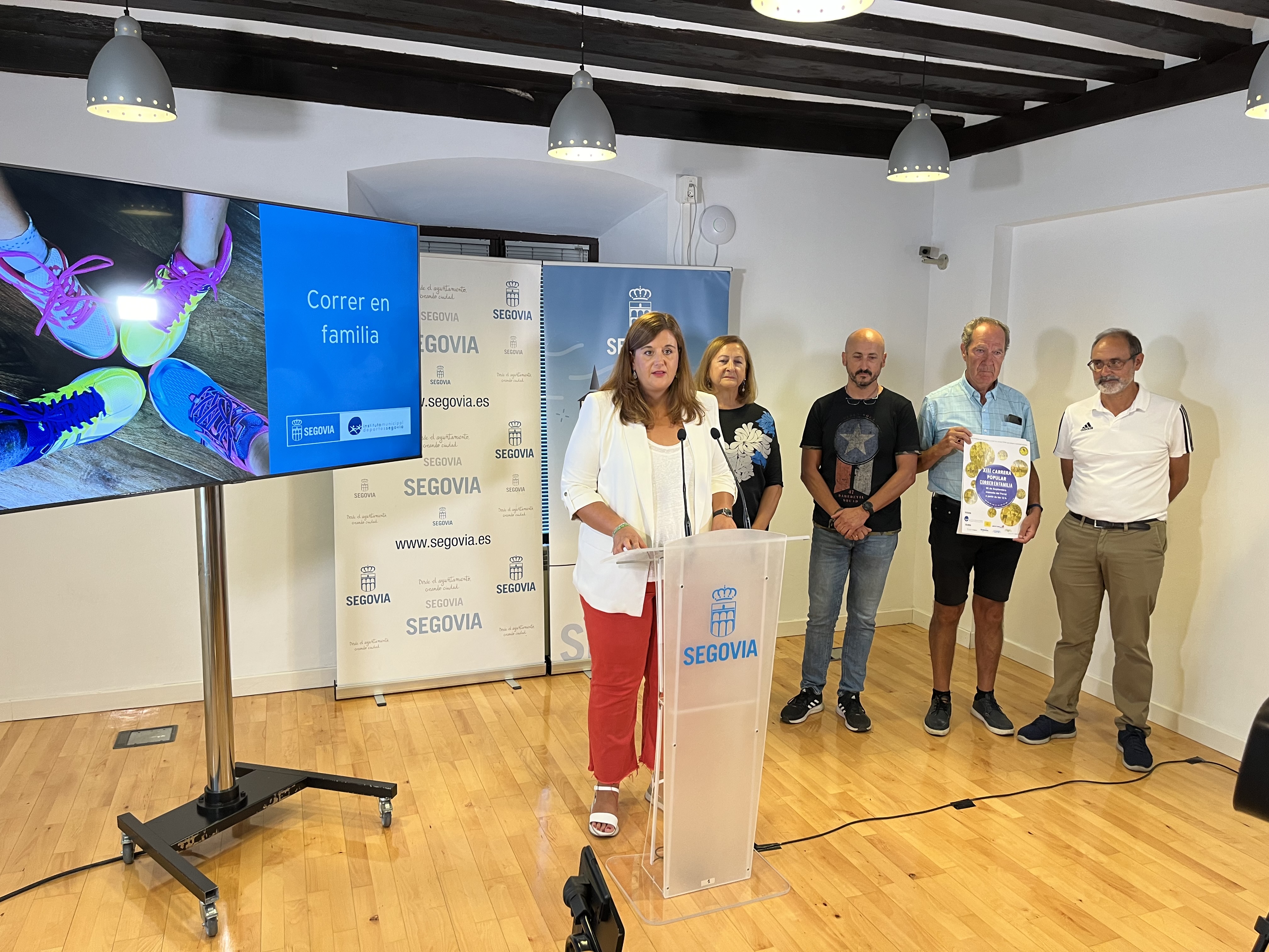 Presentación correr en Correr en Familia