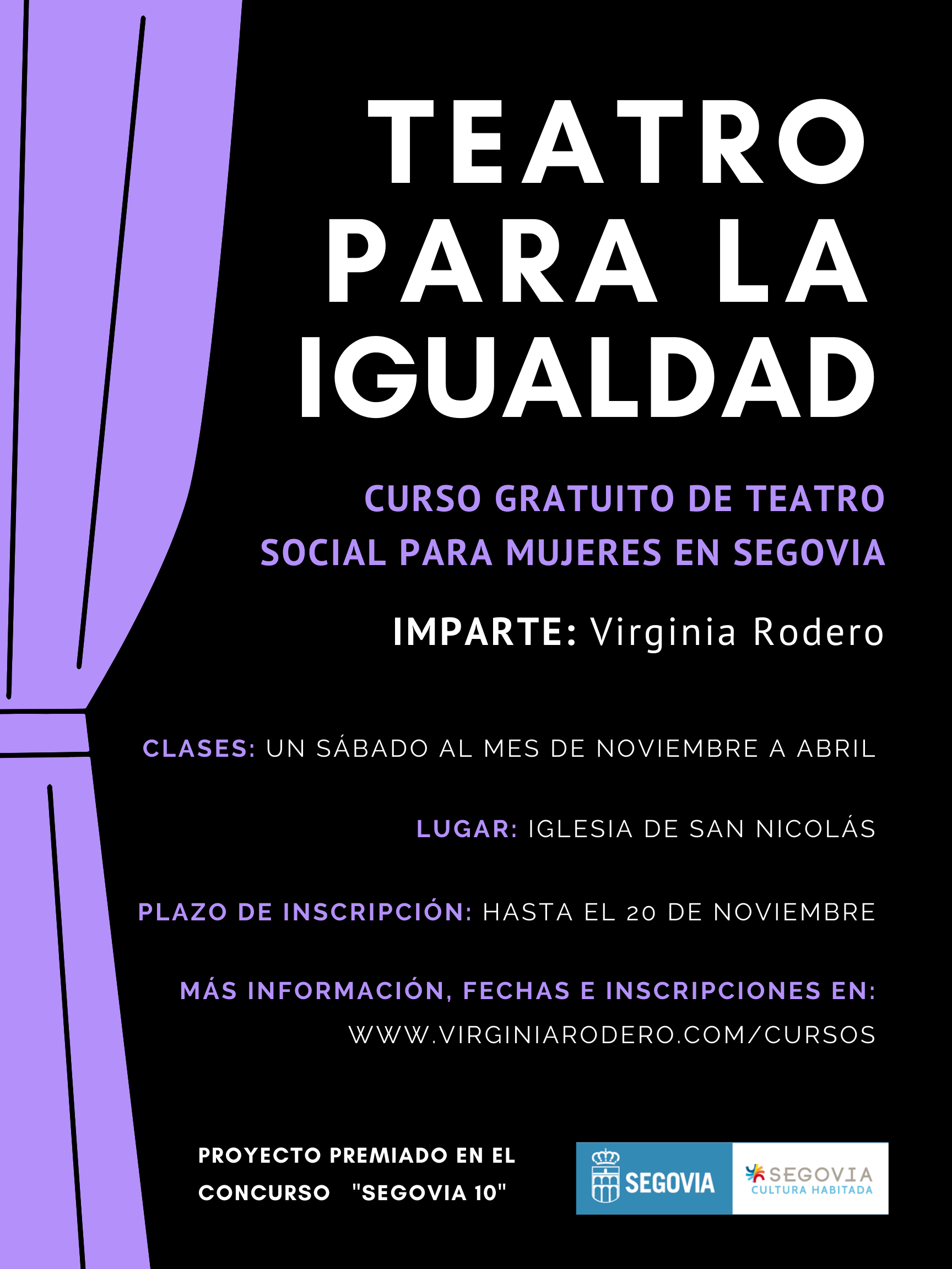 cartel teatro igualdad