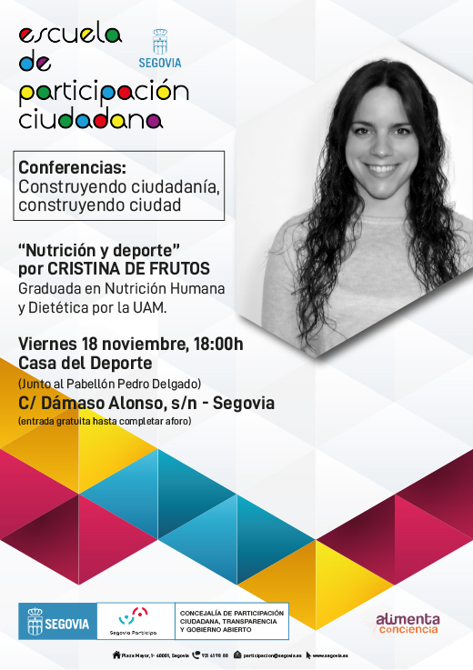 Cartel Cristina de Frutos