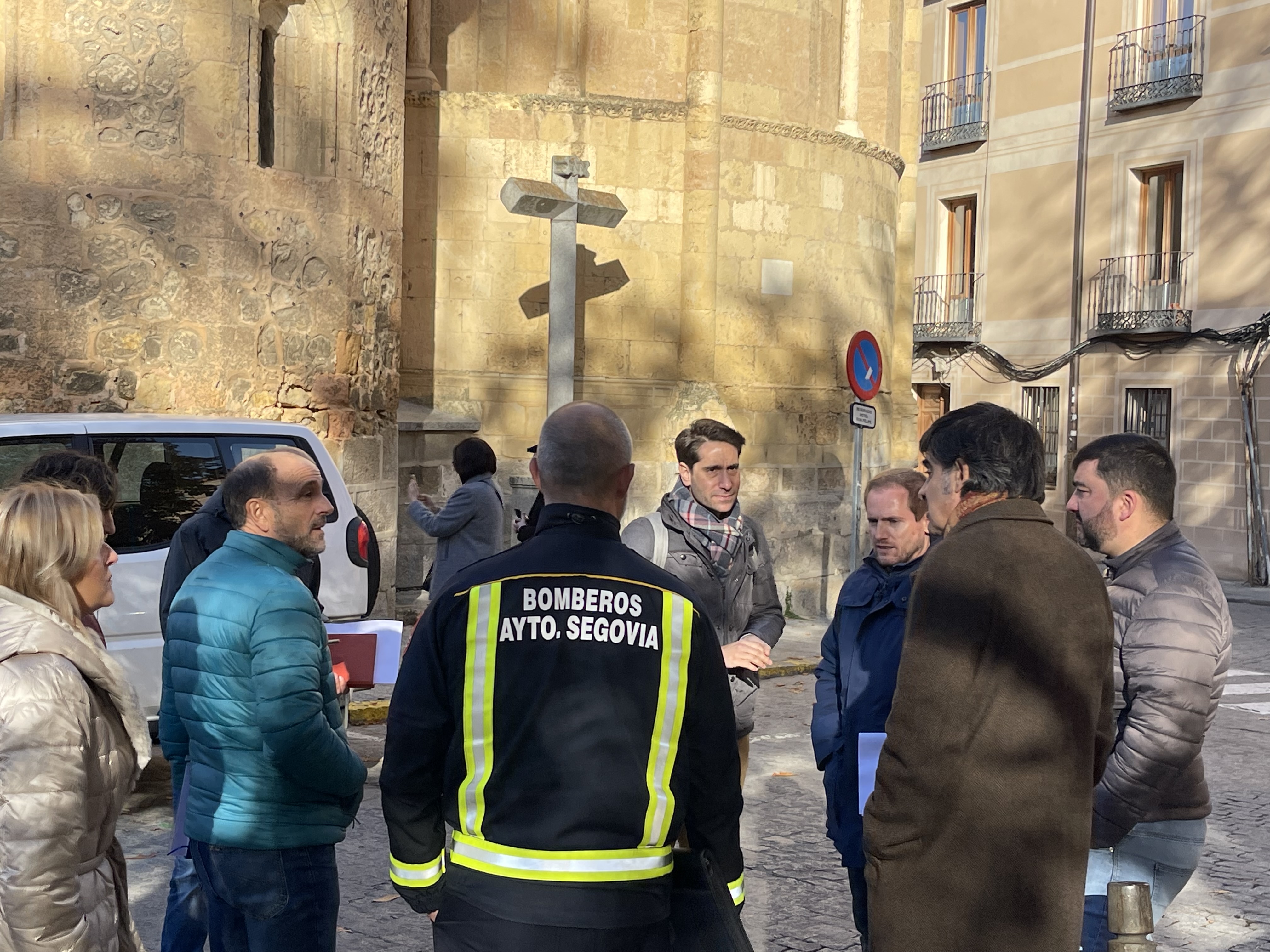 Reunión preparatoria de las obras del eje Catedral-Alcázar