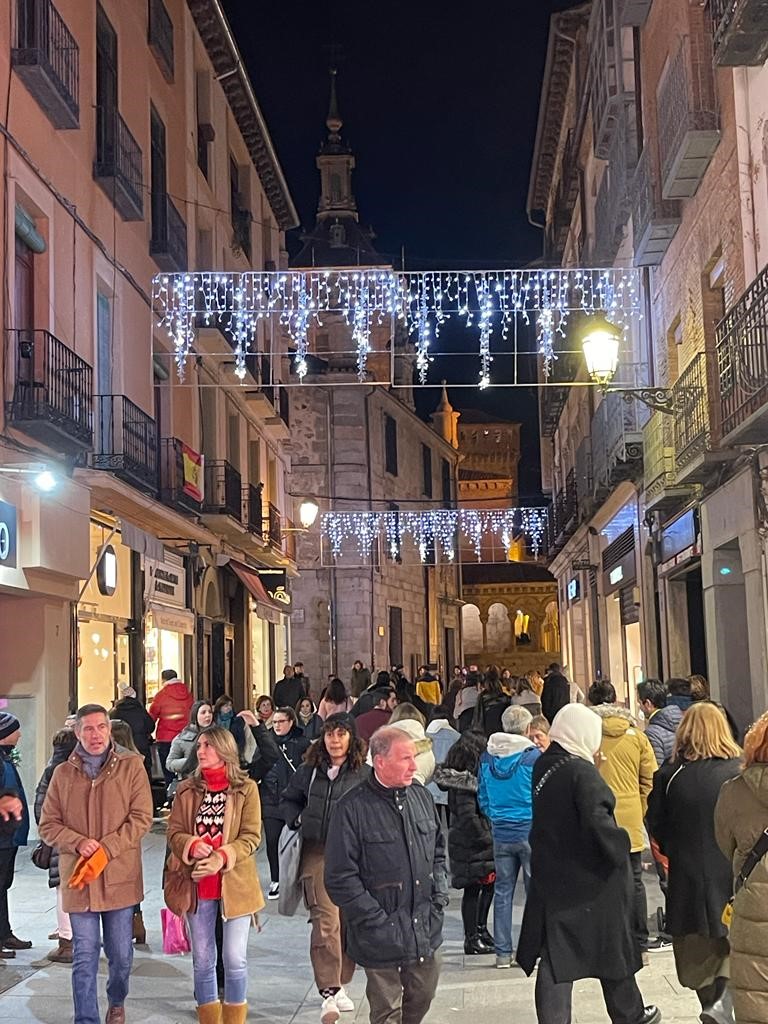 Calle Real en el puente de diciembre
