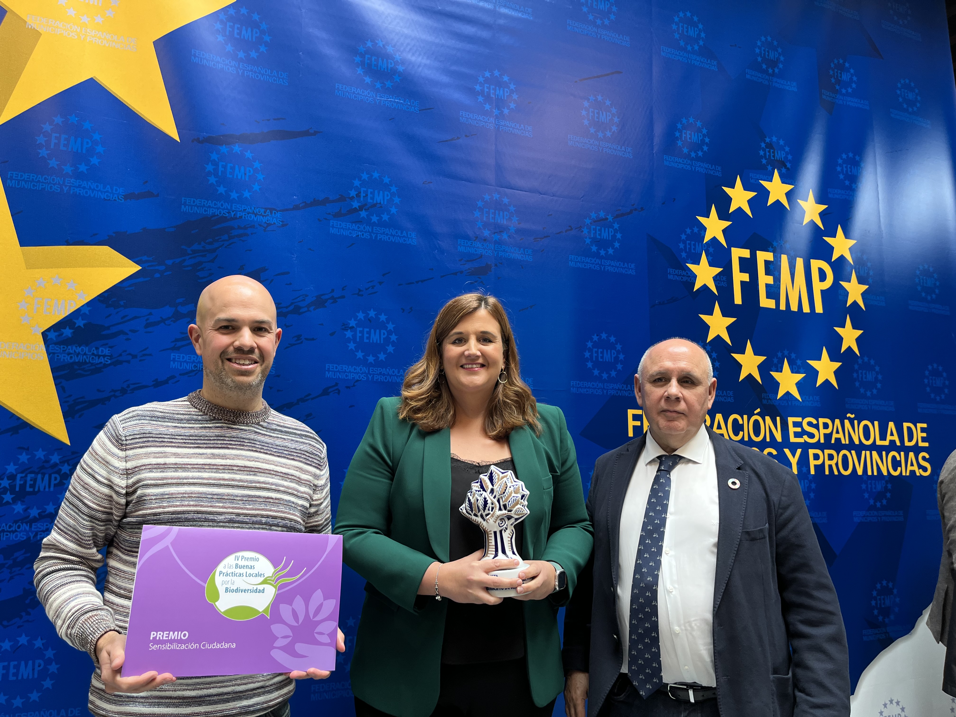 Recogida del premio Medio Ambiente FEMP
