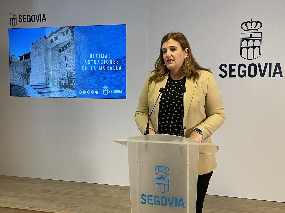 Rueda de prensa de las Actuaciones en La Muralla de Segovia