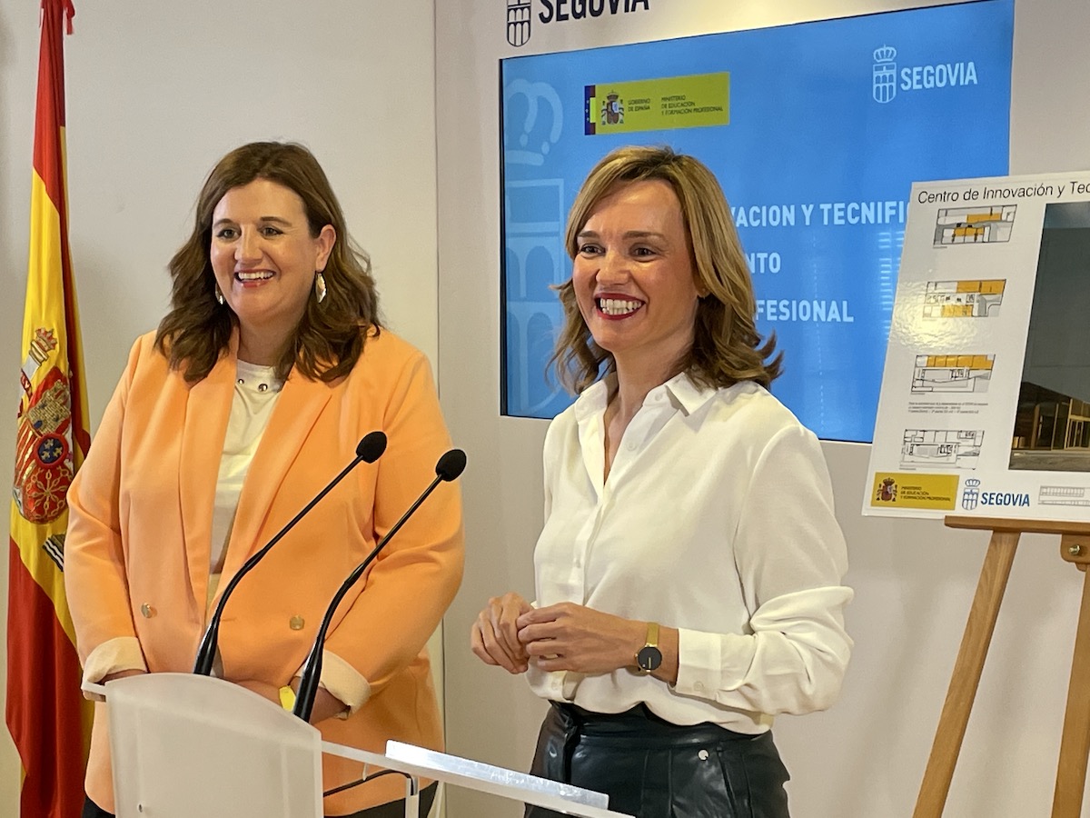 Visita a CITAR de la Ministra de Educación y FP en rueda de prensa