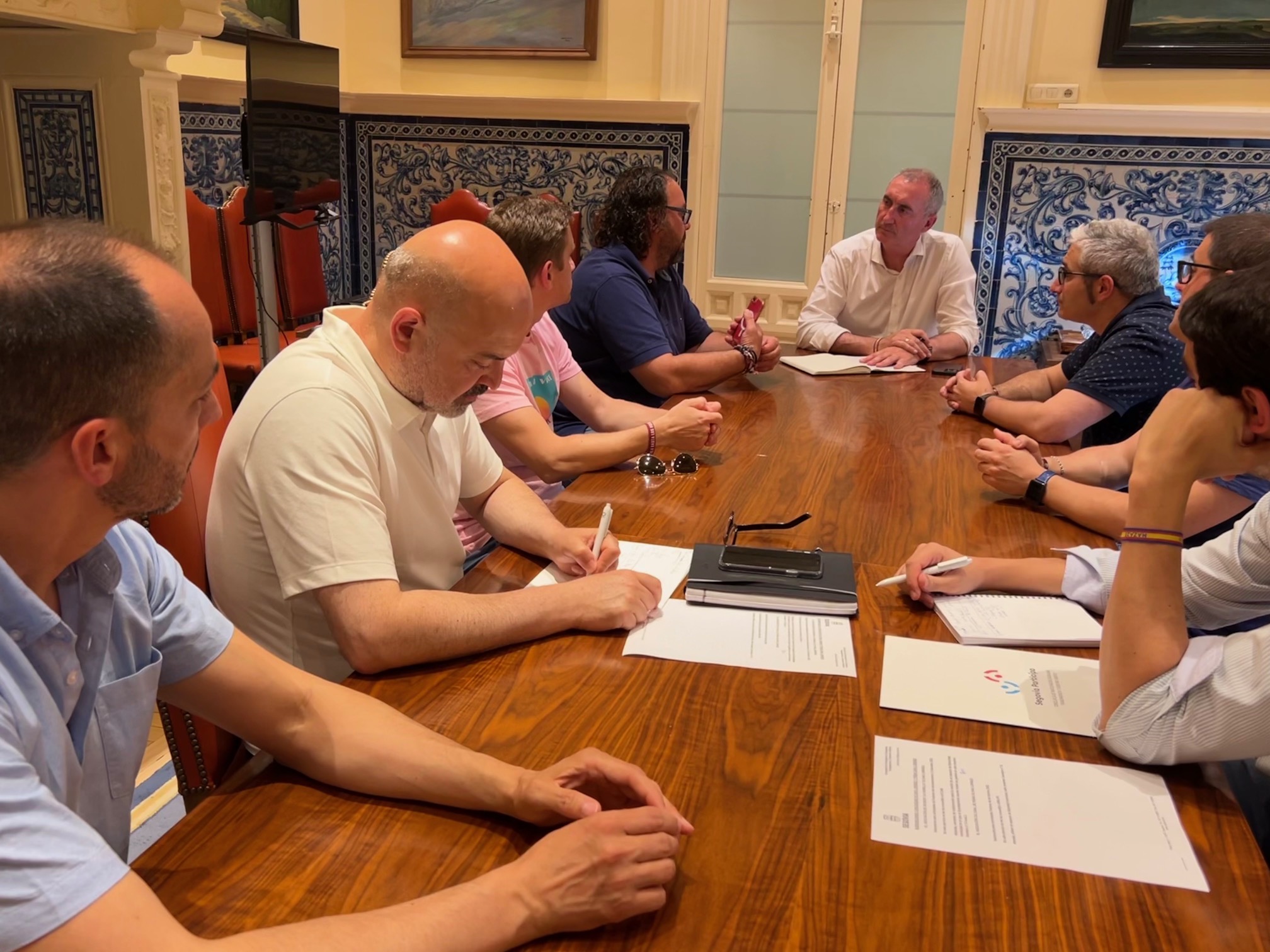 Reunión con la Comisión de Festejos de San Lorenzo 