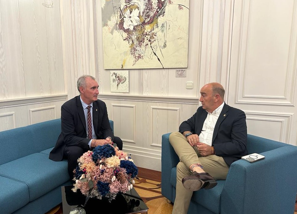 Visita al Presidente de la Diputación Provincial