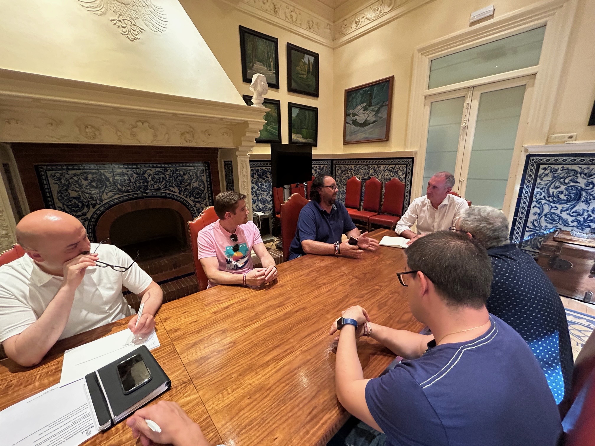 Reunión con la comisión de festejos de San Lorenzo 