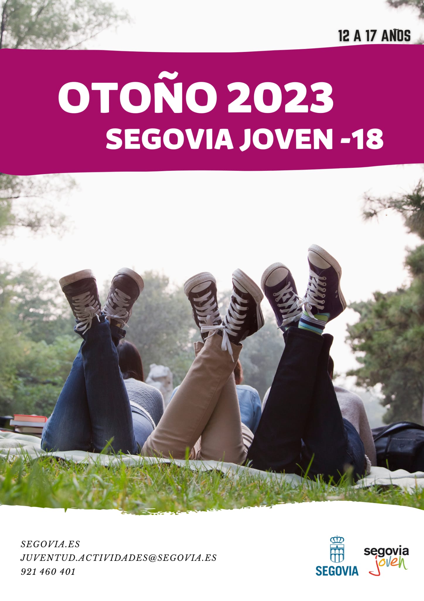 Cartel Segovia Joven otoño 2023