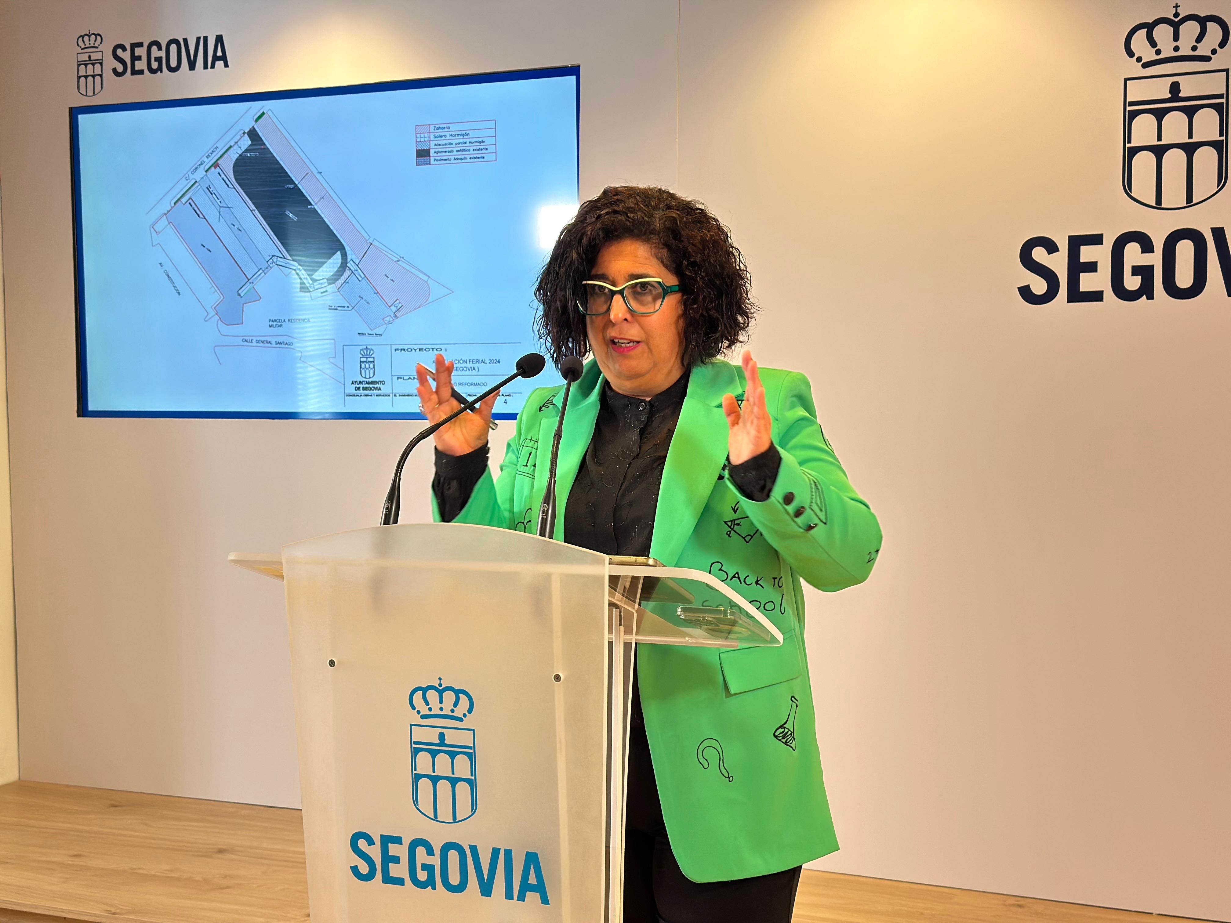 Rosalía Serrano en rueda de prensa