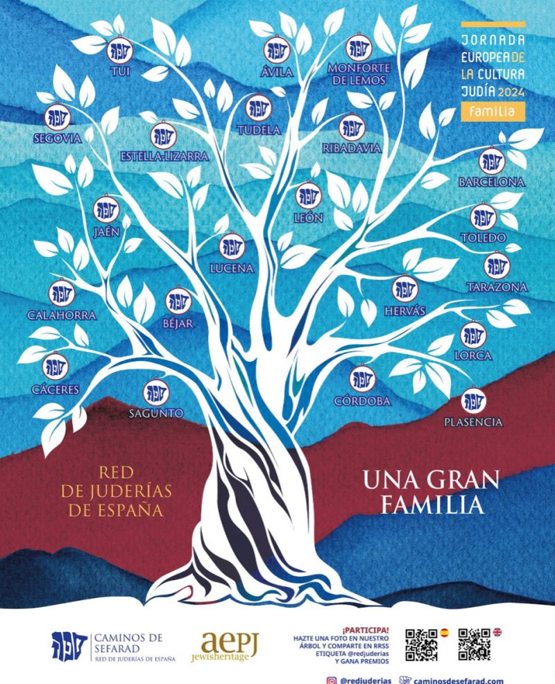 Cartel de la Jornada Europea de la Cultura Judía en Segovia