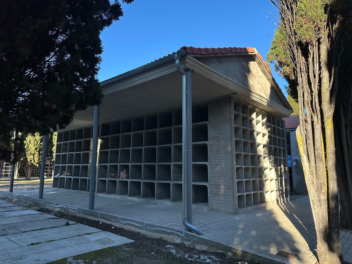 Nuevos nichos del cementerio