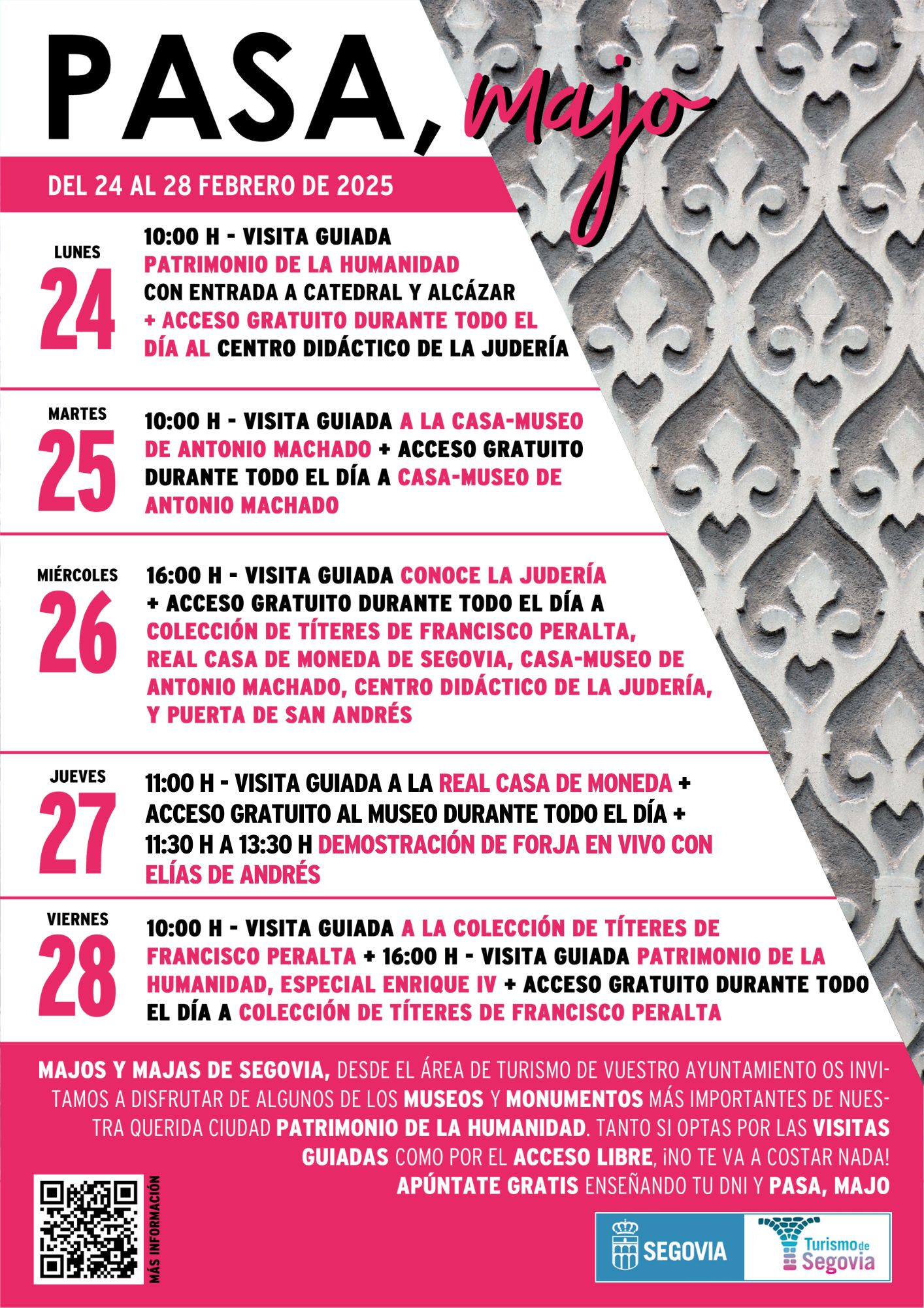 Pasa, majo- cartel