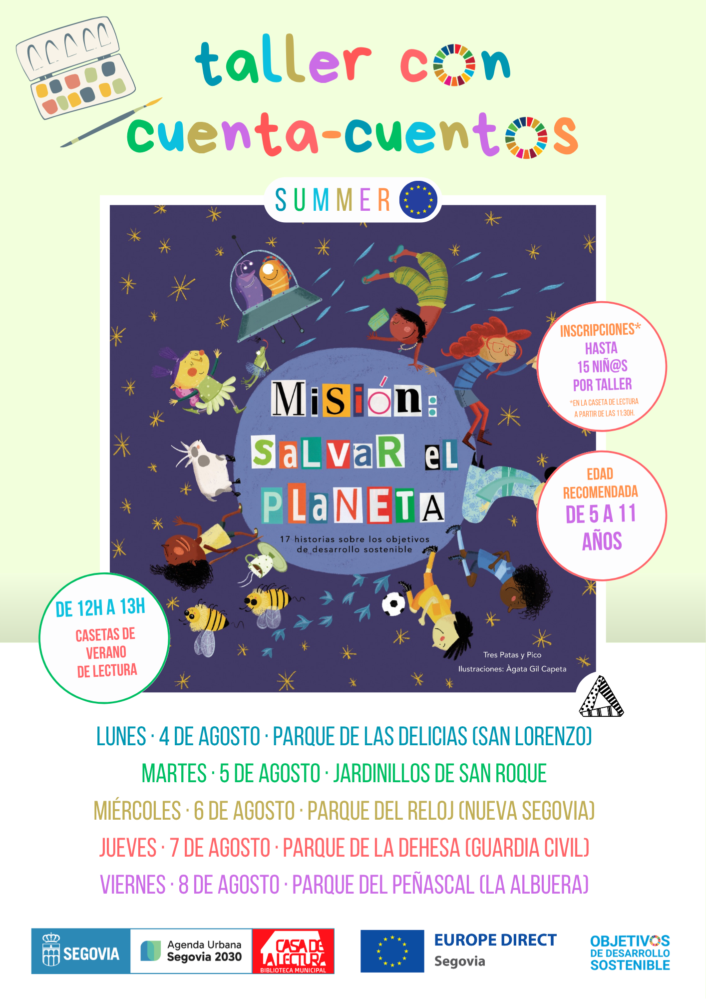 SummerEU 2025 Taller con Cuentacuentos ODS