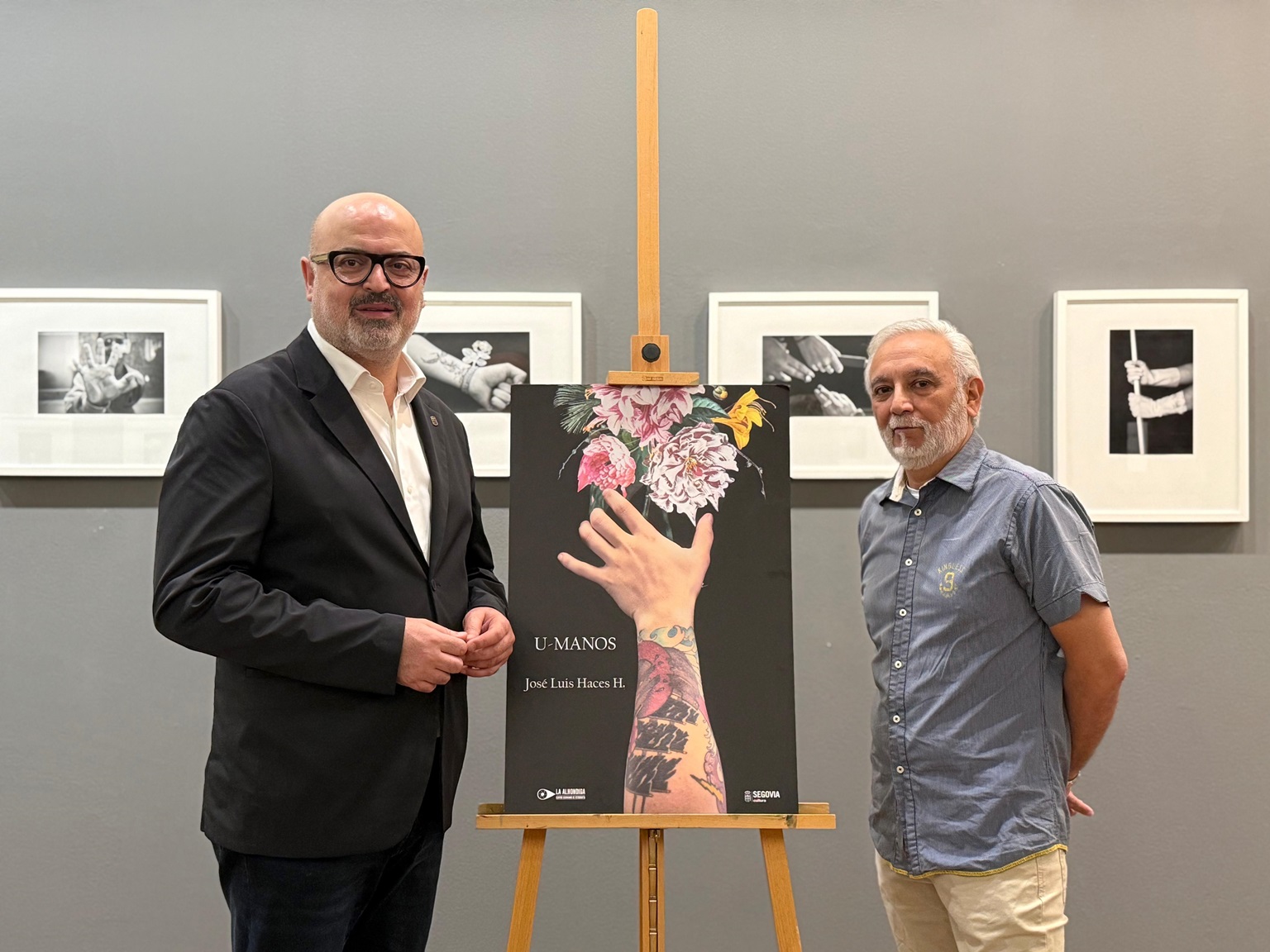 La Alhóndiga acoge el proyecto “U-MANOS”, del fotógrafo José Luis Haces