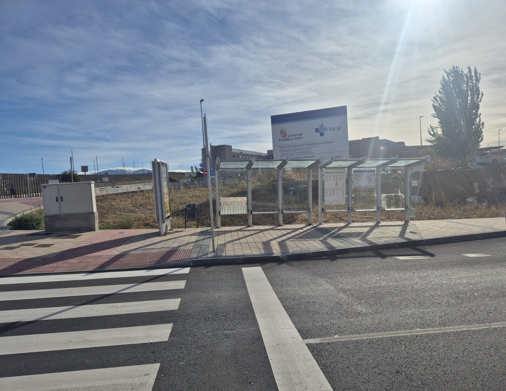 Nueva ubicación parada bus Hospital General 