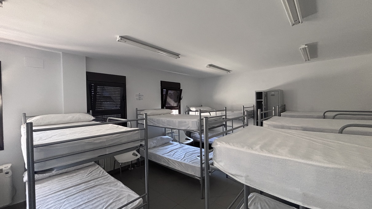 Dormitorio albergue municipal