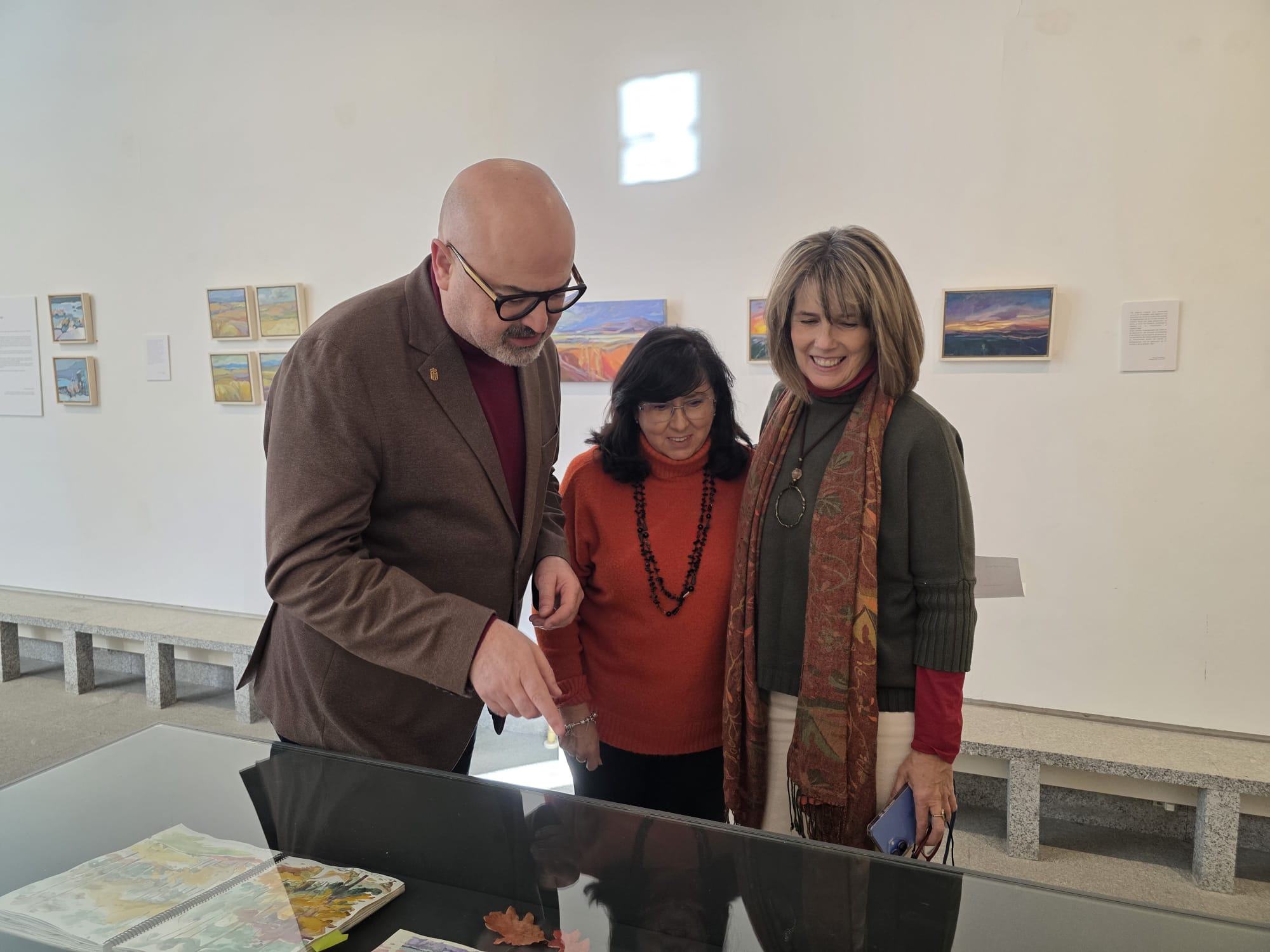 María Rubio Cerro expone sus paisajes en la Casa de la Lectura