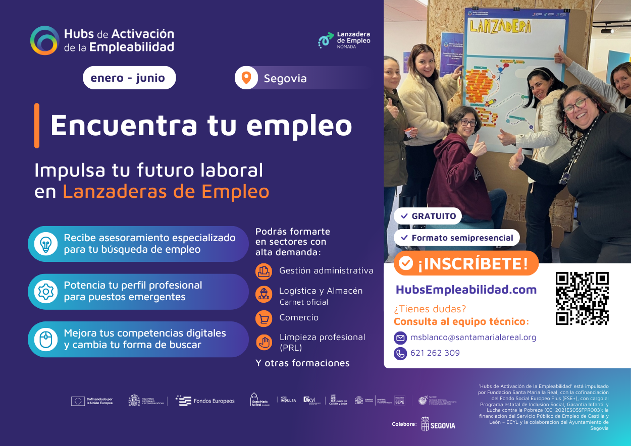 Cartel Segovia Lanzadera Nómada
