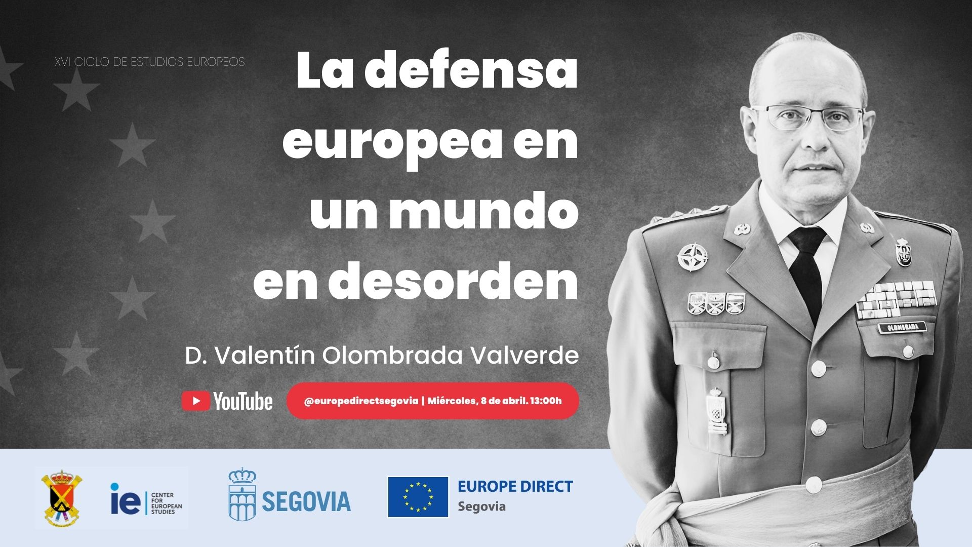 Ciclo de Estudios Europeos 2026 Valentín Olombrada Valverde