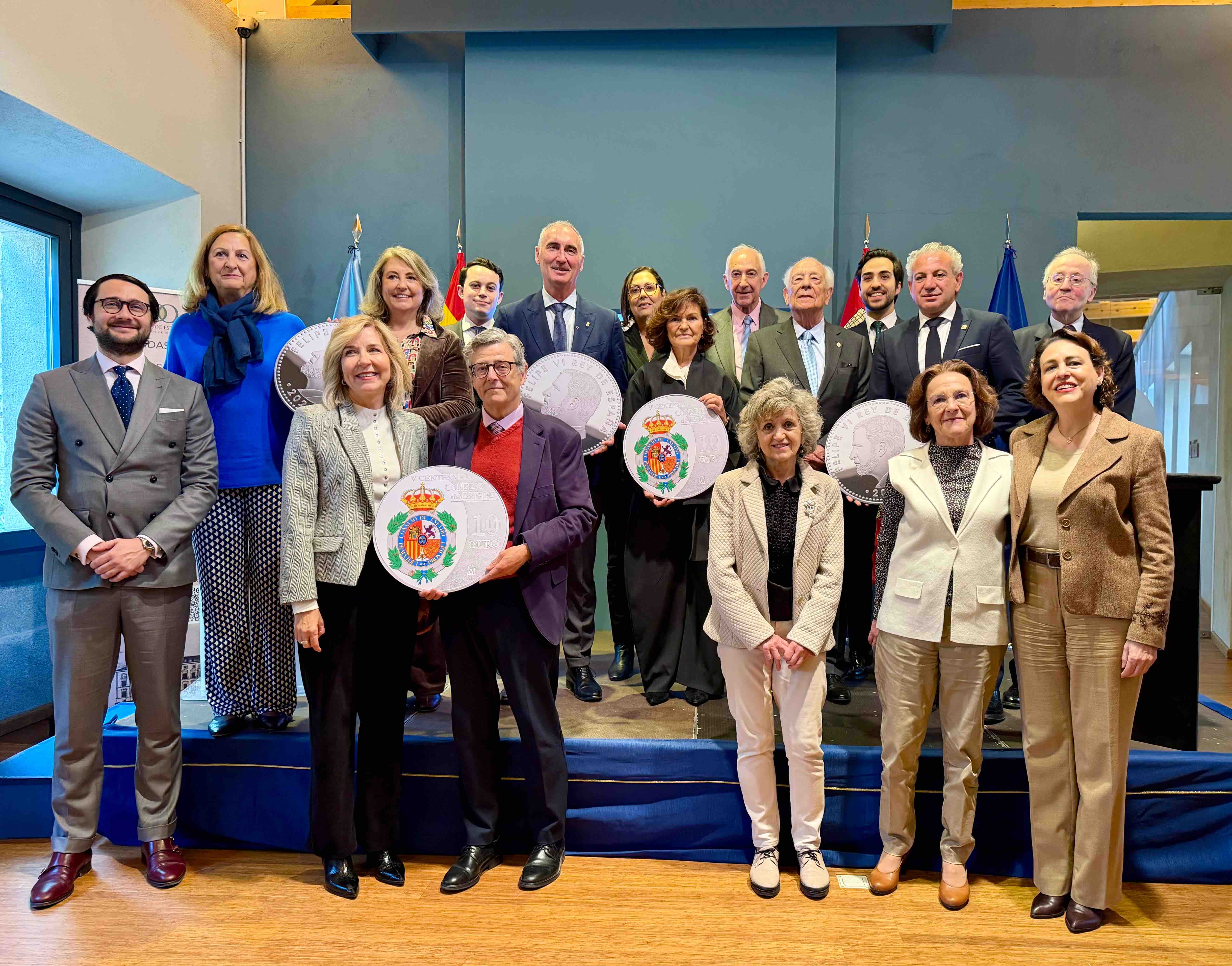 Presentación de la moneda conmemorativa del V Centenario del Consejo de Estado