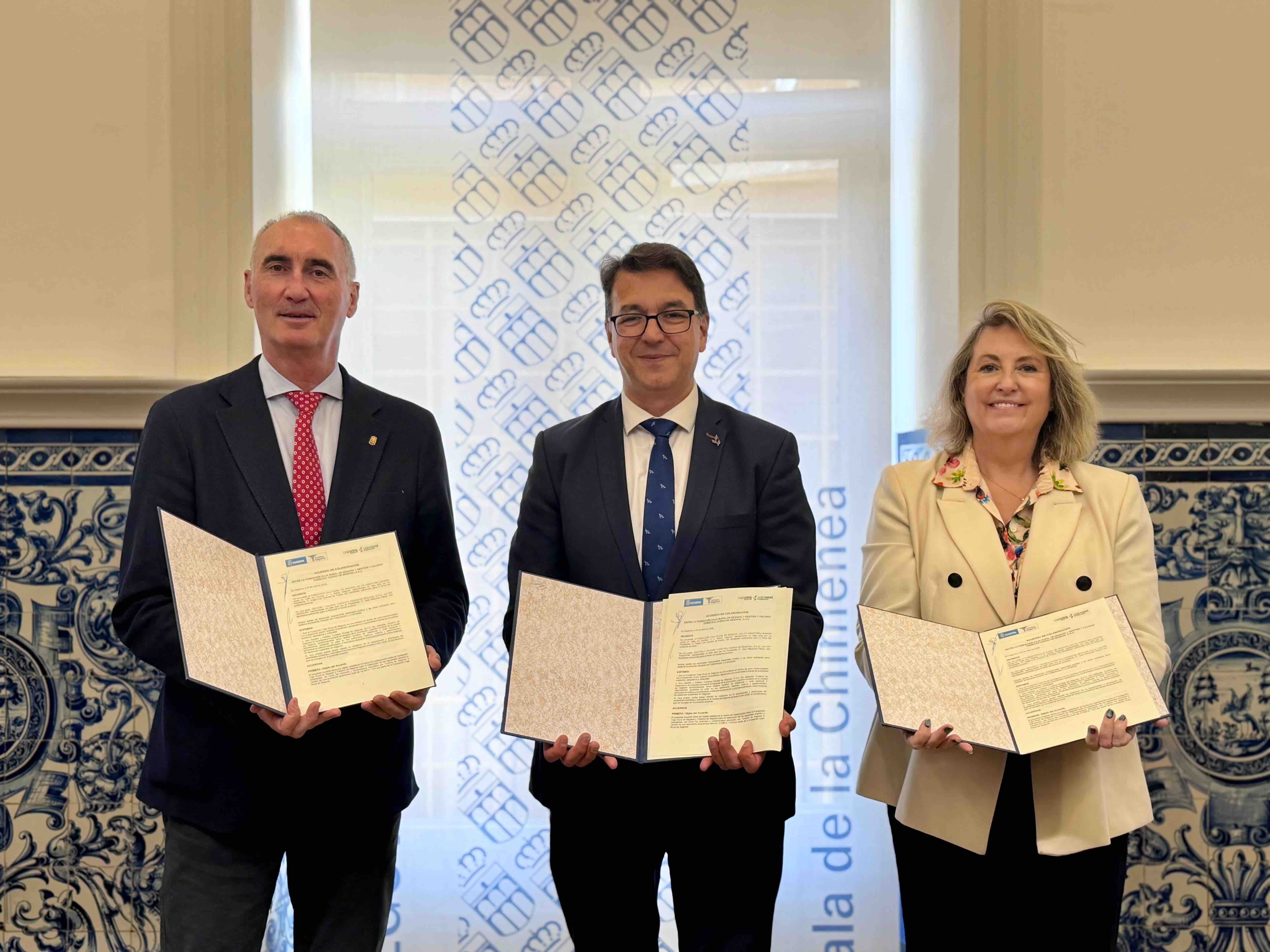 Turismo de Segovia y la Fundación Caja Rural firman un acuerdo de colaboración para potenciar la proyección turística de la ciudad