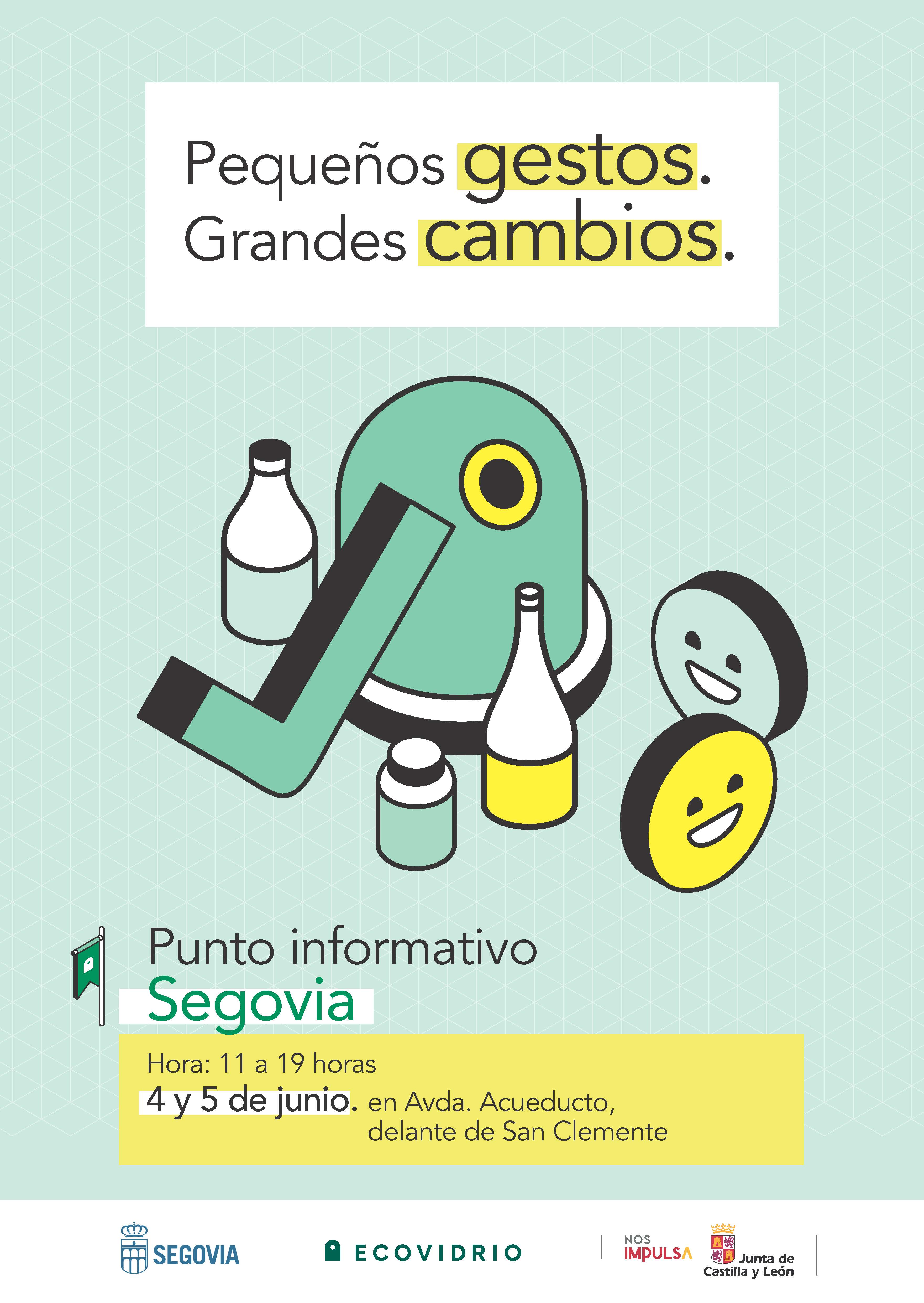 campaña para fomentar el reciclaje de vidrio entre la ciudadanía
