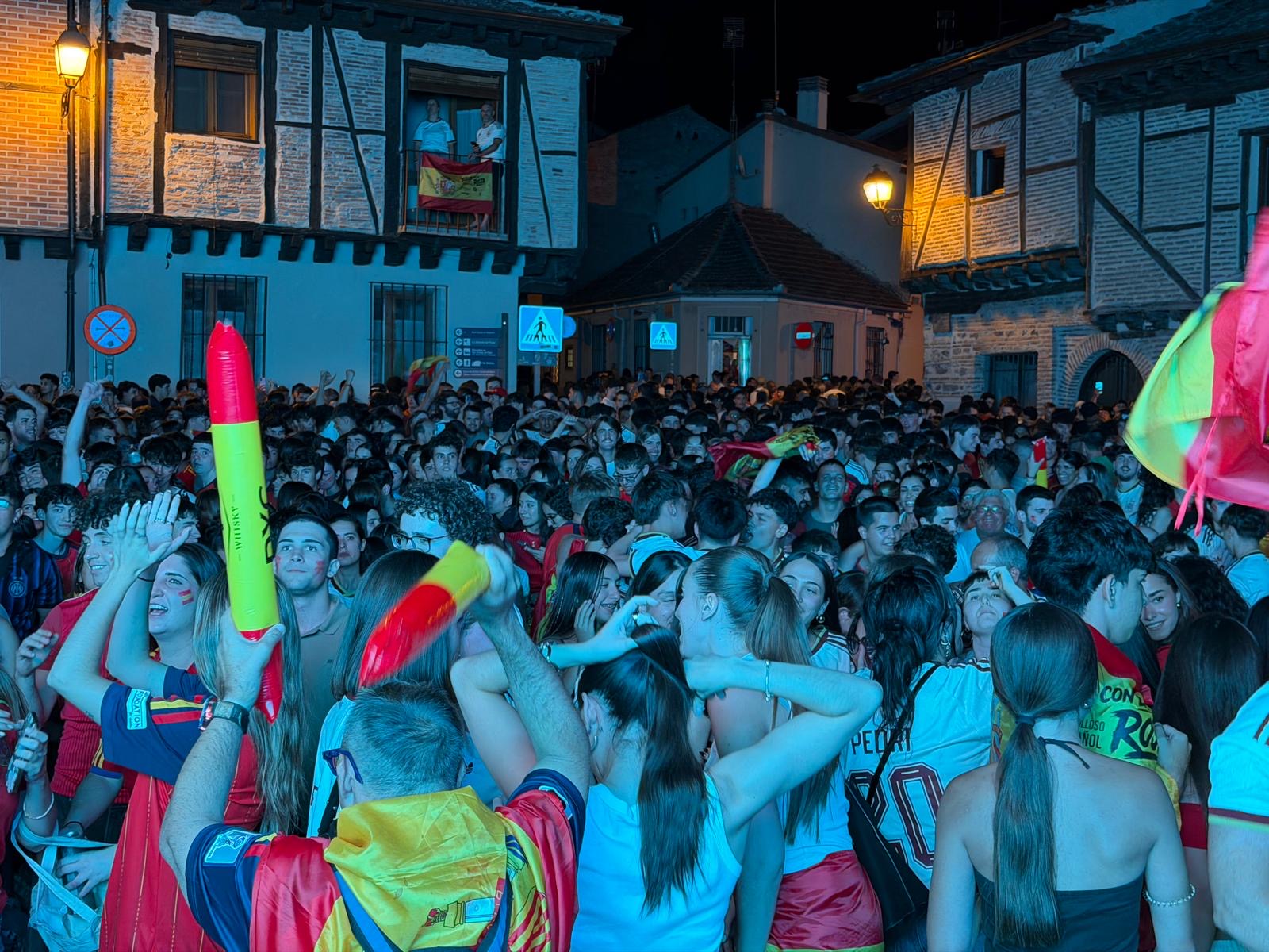 Aficionados animando