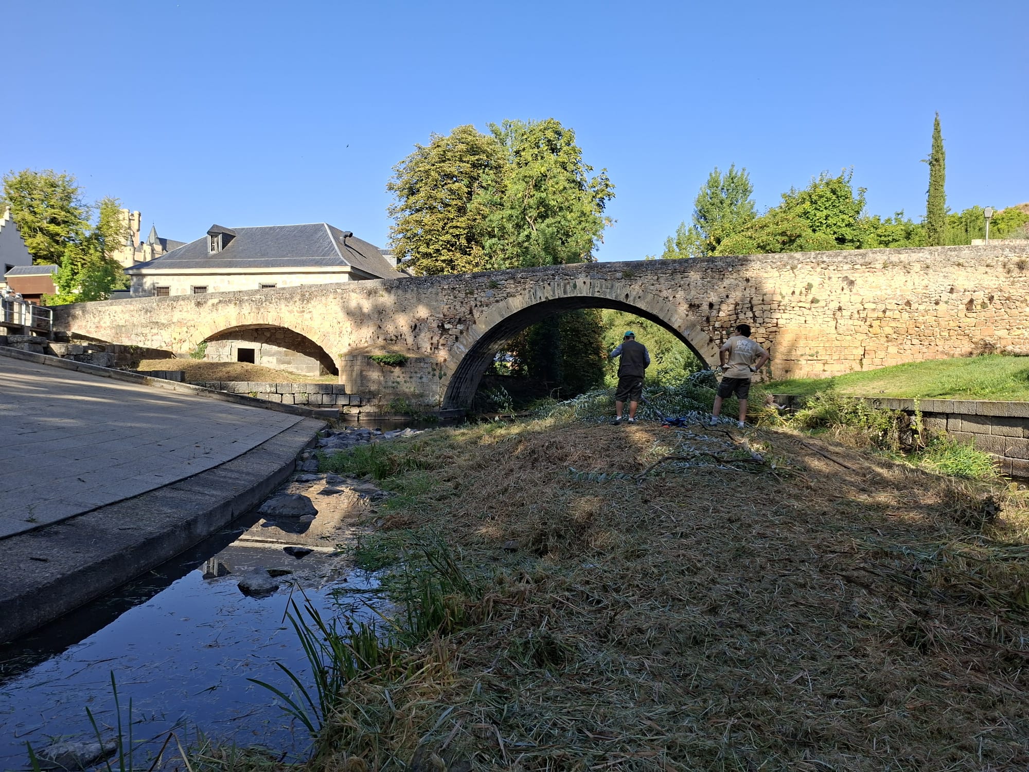 Limpieza rio Eresma