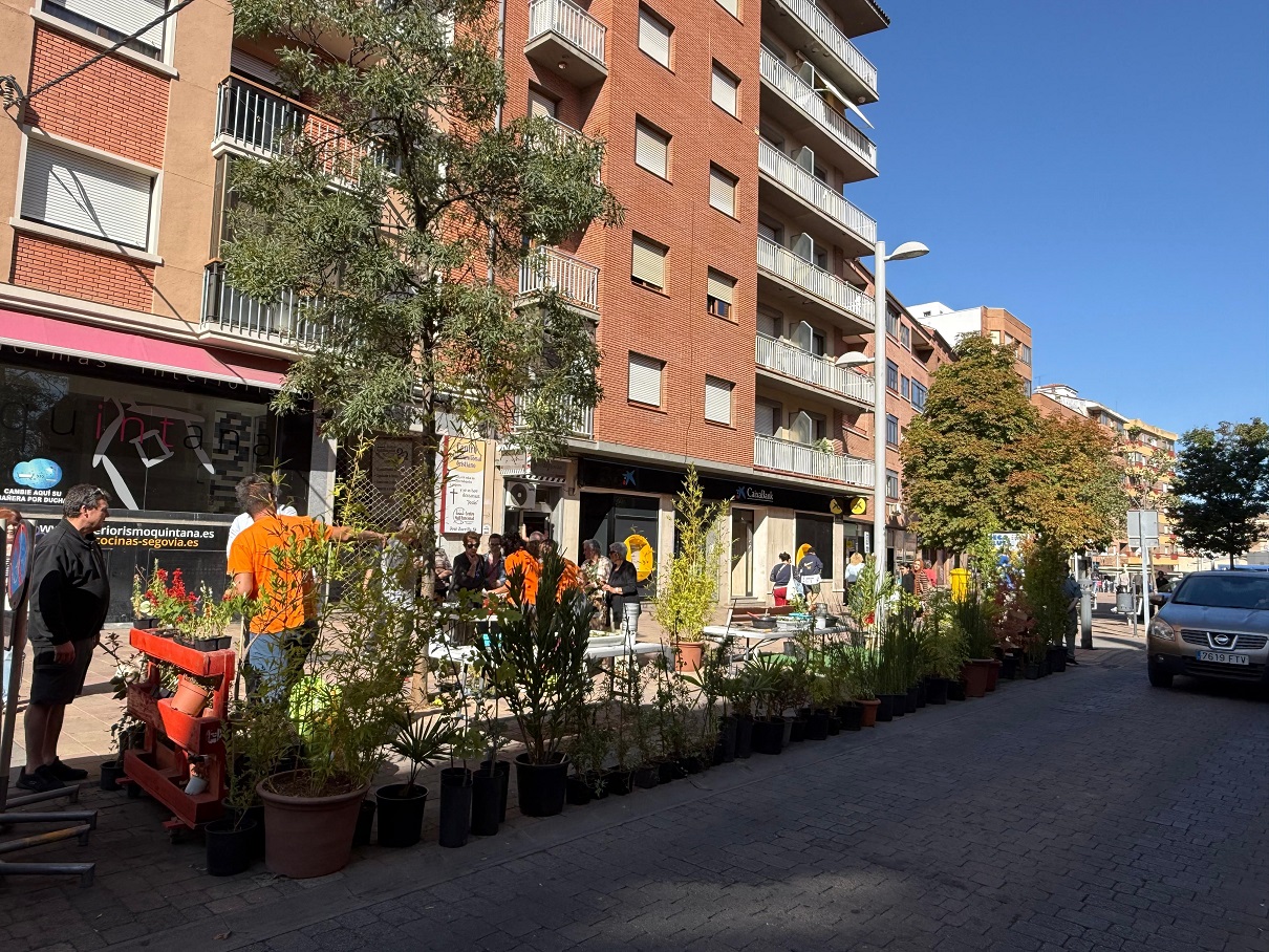  Parking Day convierte dos plazas de aparcamiento en jardines efímeros