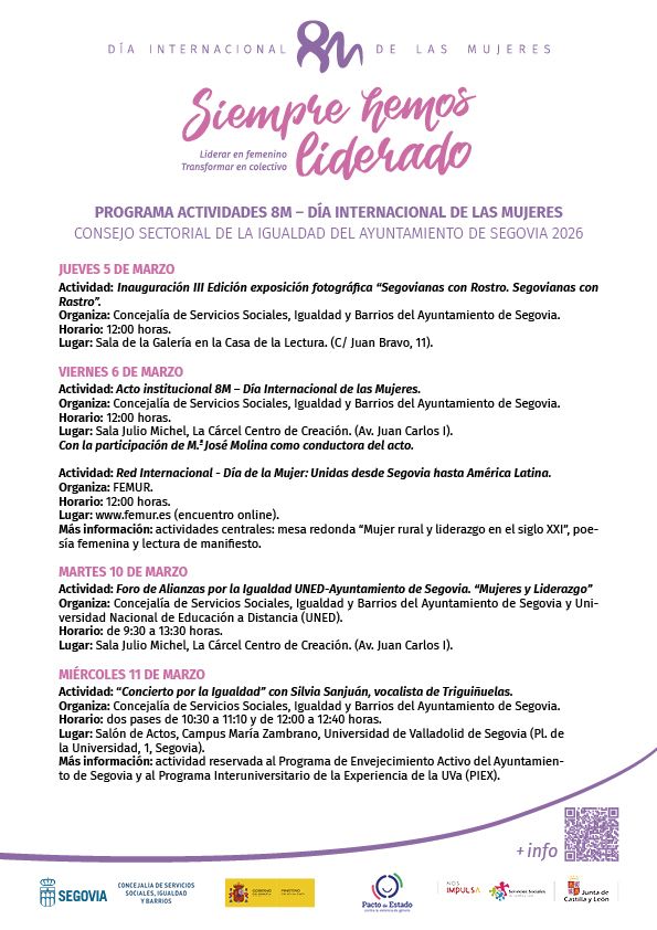 PROGRAMA ACTIVIDADES 8M 2026