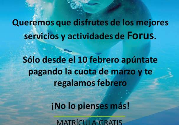 PROMOCIÓN FEBRERO - PISCINA