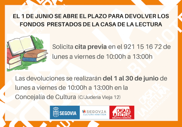 Devoluciones préstamos 1 de junio