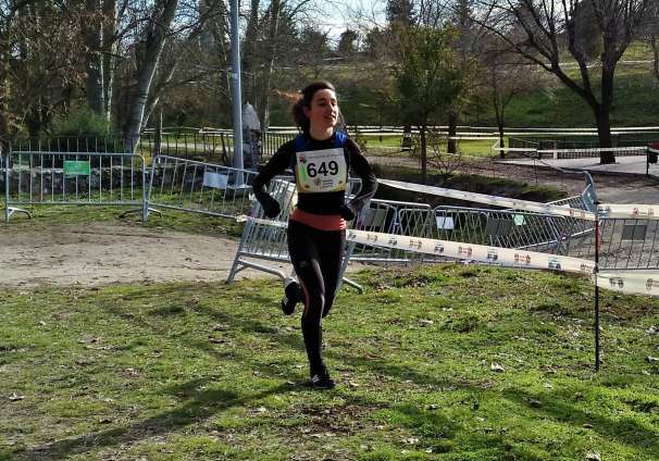 Claudia Corral en anterior competición de cross