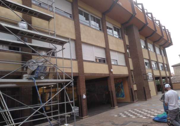 Pintura en el CEIP Santa Eulalia
