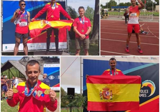 Juan Cotrina Vinagre, consigue tres medallas en los World Police&fire Game Rotterdam 2022