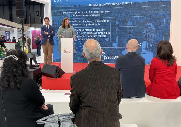 Alcaldesa presentación de proyectos en FITUR