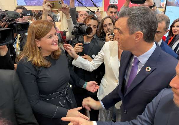 Alcaldesa y presidente Gobierno en FITUR
