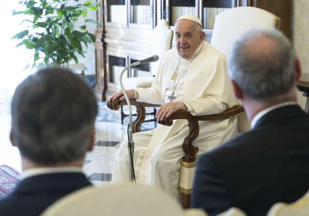 El Papa Francisco recibe a las Ciudades Patrimonio de los alcaldes de las ciudades Humanidad 2